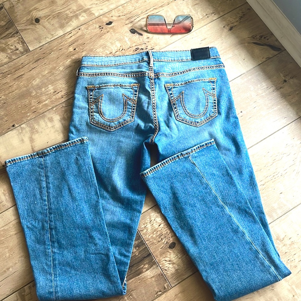 True Religion Blue Boot Cut Jeans Classic Style